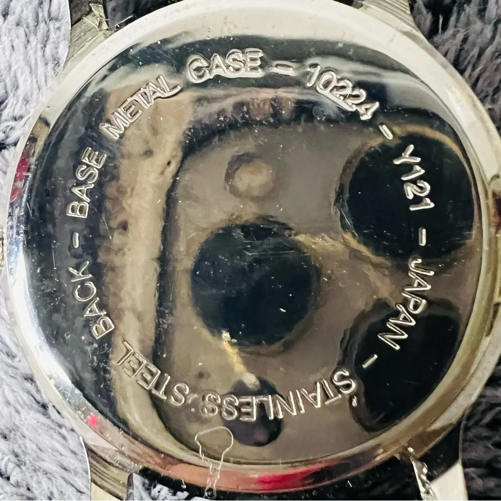 Iconic Magic Castle Hollywood Members Only Club Watch Black Leather Band